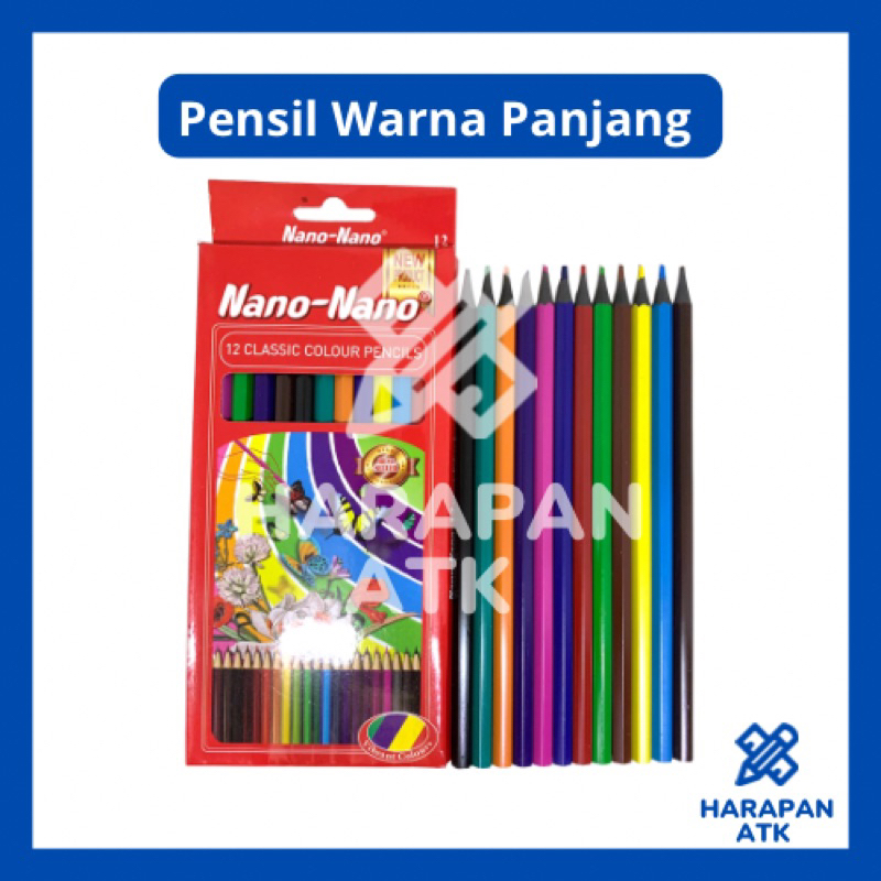 

PENSIL WARNA PANJANG MEREK NANO-NANO