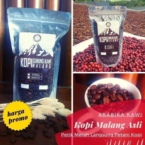 

Kopi Arabika Arabica Gunung Kawi Malang Bubuk Murni Biji Asli 500 gr