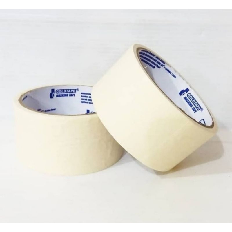 

Lakban Kertas Gold Tape Isolasi Masking Tape Kertas Goldtape 2 Inch