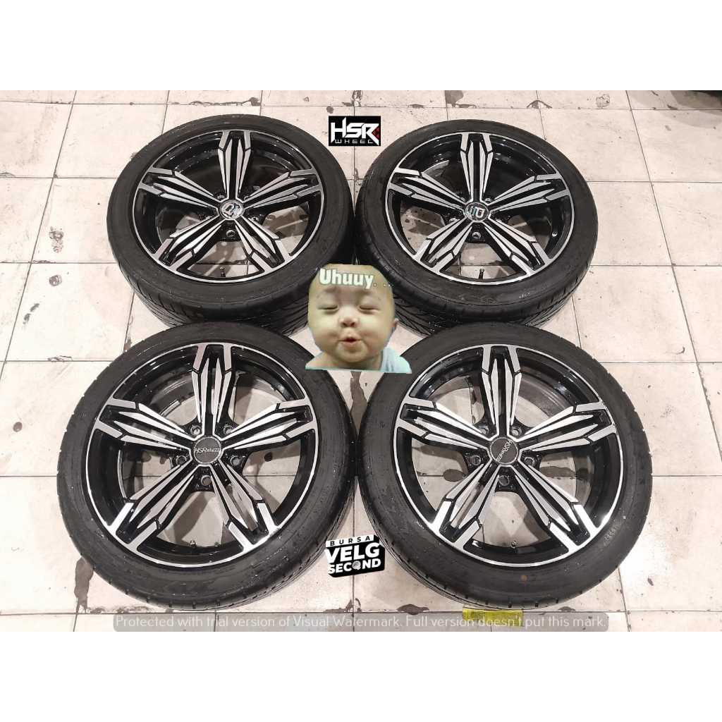 Velg seken untuk BMW Ring 17 lebar 7,5 Lubang 5x120 Et/40 Ban 215 45 r17 GT