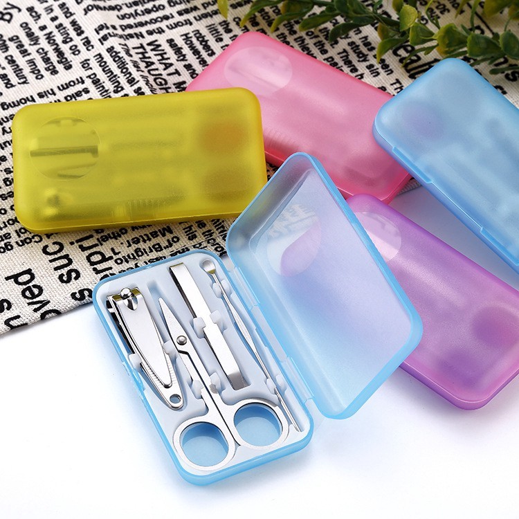 Menicure Pedicure Set 4IN1 / Manicure Pedicure Alat Gunting Kuku 4 in 1 / Stainless Manicure Set 4IN
