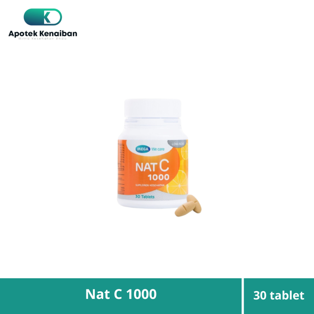 NAT C 1000 MG ISI 30 TABLET VITAMIN C 1000 MG