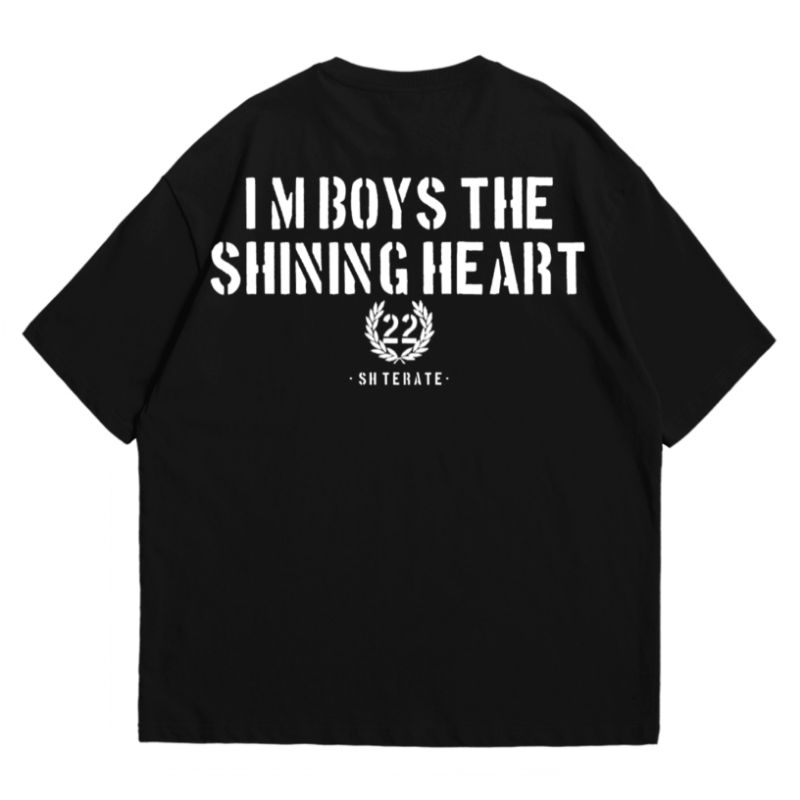 kaos Terate I M BOYS THE SHINING HEART murah simpel