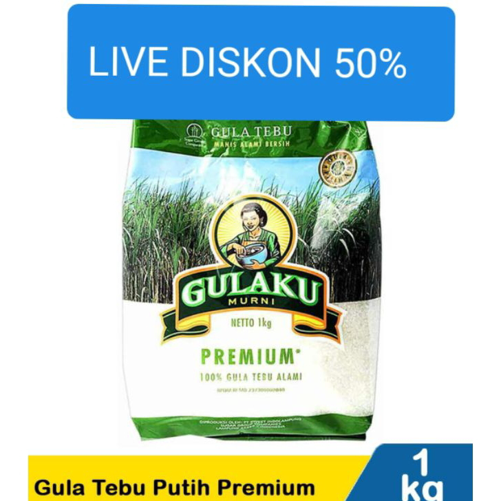 

Ready Stock Gula pasir gulaku hijau 1kg Diskon