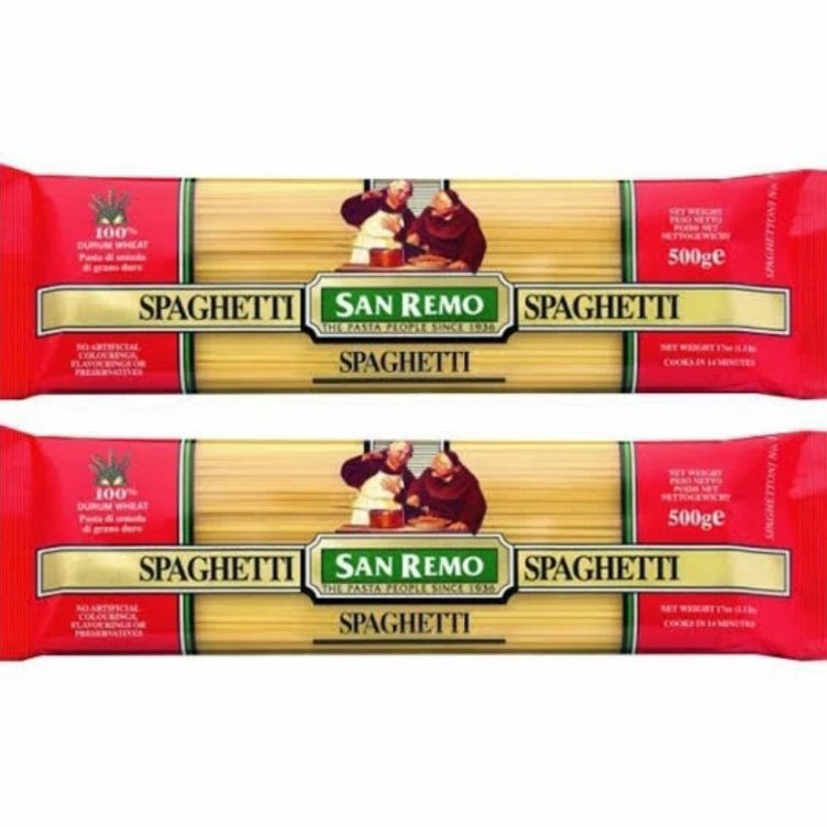 

Baru Spaghetti San Remo 500gr | Spagetti 500 gr Produk