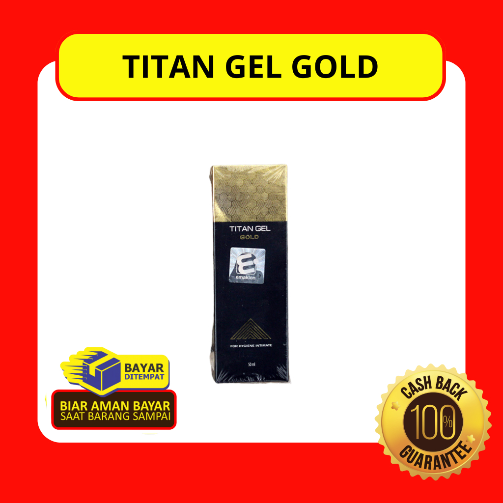 BPOM ORI TITAN GEL GOLD Asli 100%