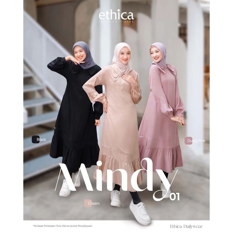 ETHICA ATASAN TUNIK MIDI DRESS MINDY 01