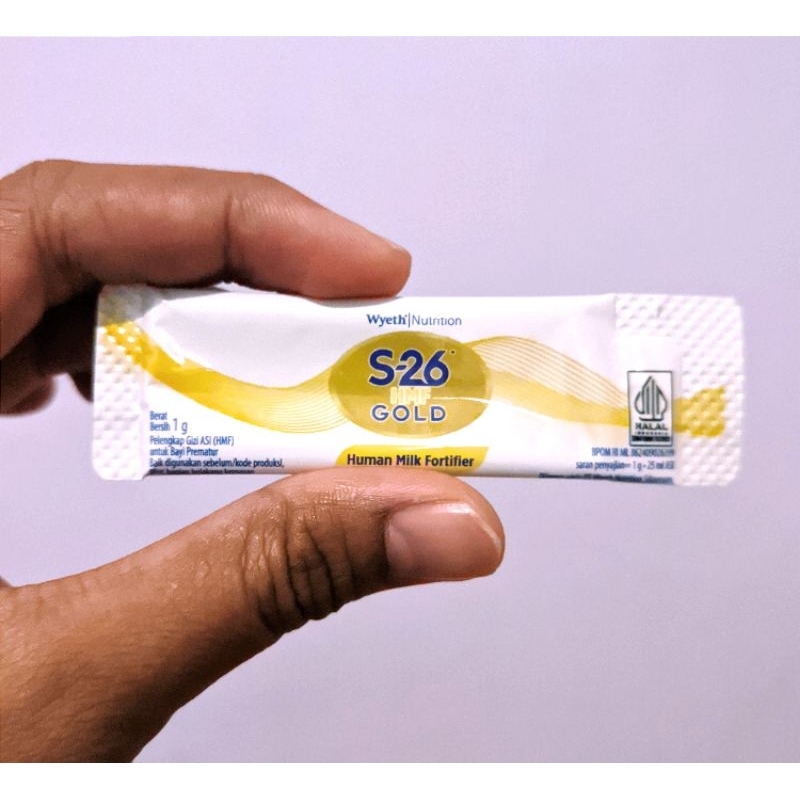 (Ready) Wyeth S-26 HMF (Human Milk Fortifier) Gold Suplementasi Nutrisi ASI Bayi Prematur