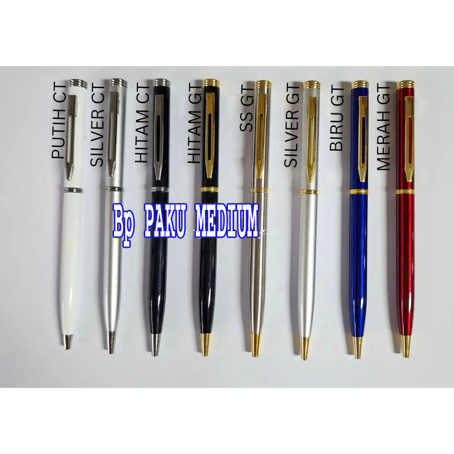 

PULPEN BOLPOIN PULPEN METAL PAKU MEDIUM