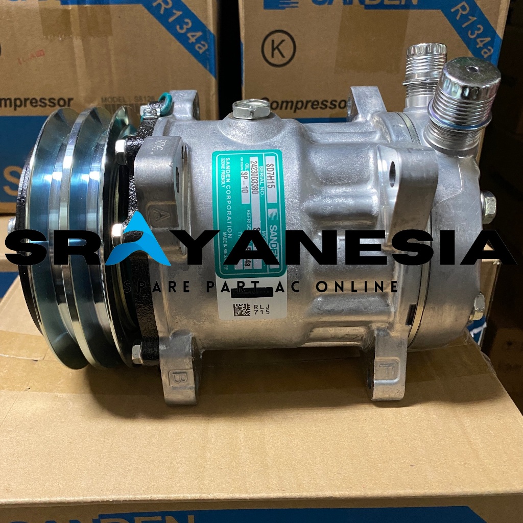 Kompresor Compressor Sanden 8126 24 Volt AC Universal Original SD7H15