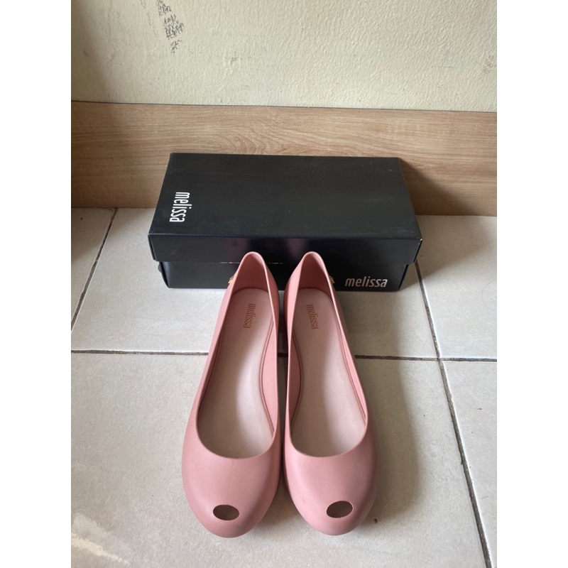Melissa Flat Shoes Ultragirl Basid Ad - Sepatu Wanita Jelly (Preloved)