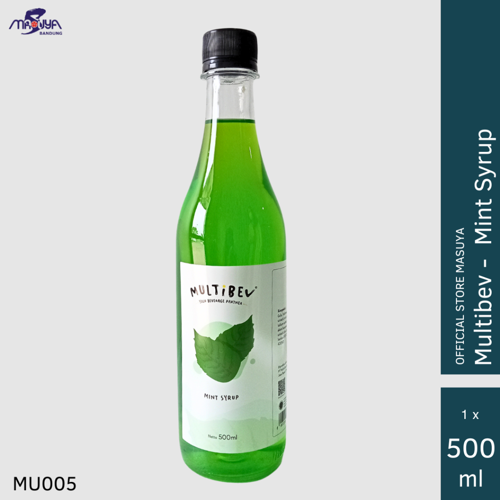 

Multibev Mint Syirup 500ml Sirup Rasa Mint