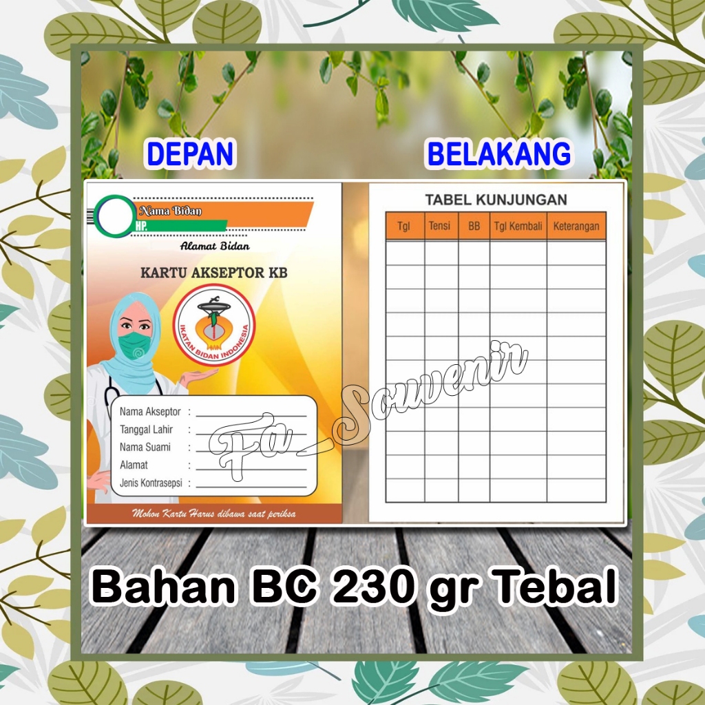 

KARTU AKSEPTOR KB MURAH / KARTU KB / BUKU KB / KB BISA COD