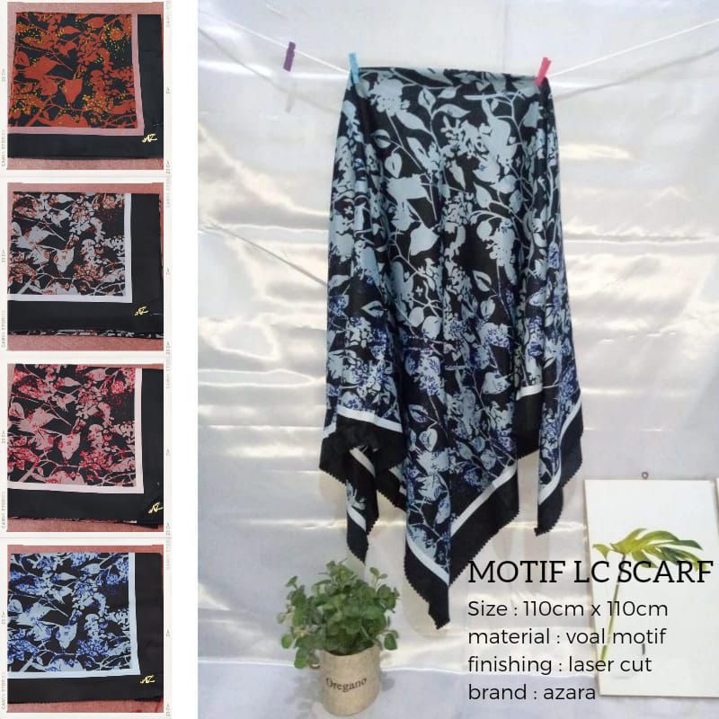 GROSIR JILBAB SYIFA - SEGIEMPAT MOTIF AZARA