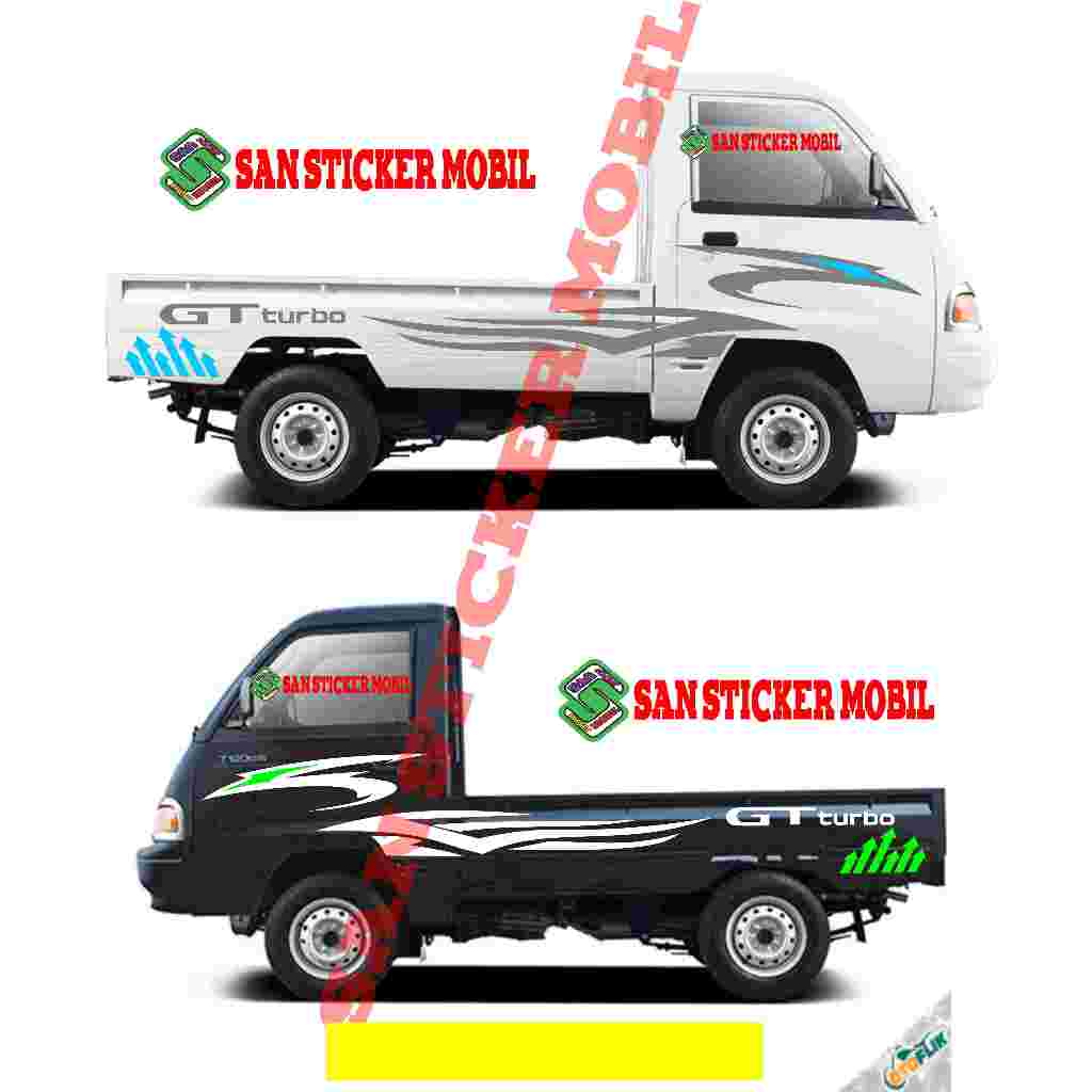 0606 sticker mobil pick up T120 ss