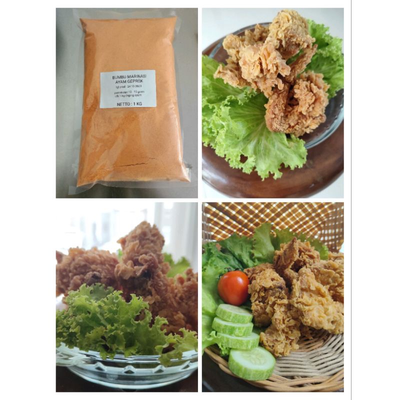 

bumbu marinasi ayam geprek 1 kg/marinasi fried chicken