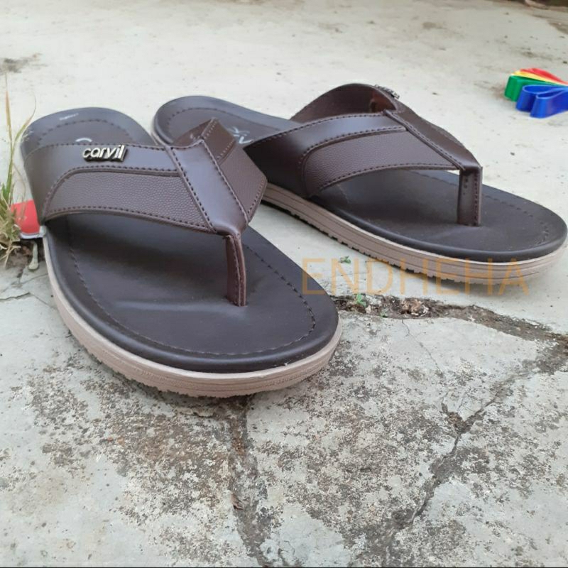 Sandal japit kasual Carvil Whixon -01 pria formal harian