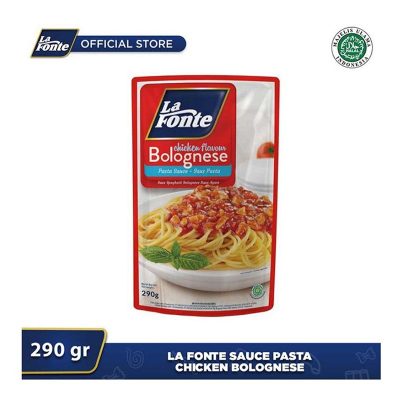 

La Fonte Chicken Bolognese Saus Pasta 290 gr