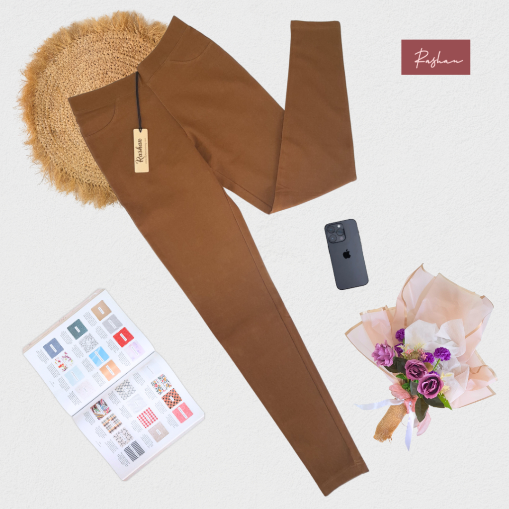 RASHAN - NIQA CELANA PENSIL(KREM - COKLAT MUDA - BURGUNDY - UNGU TUA - MAROON)DENIM LEGGING JUMBO BI
