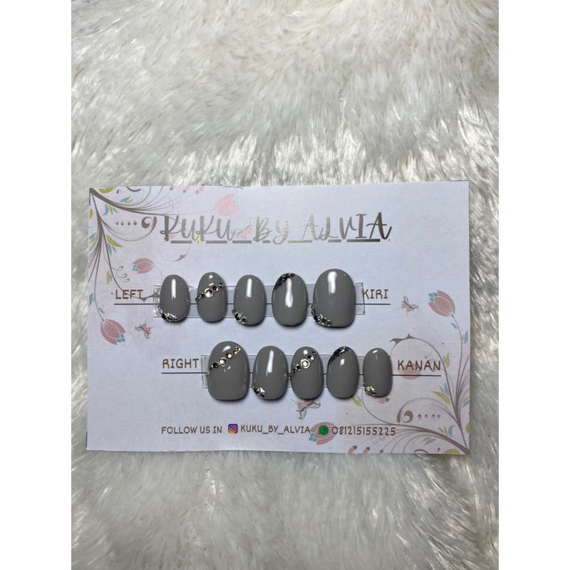 kuku palsu/ press on nails/ kuku pengantin/ custom kuku palsu