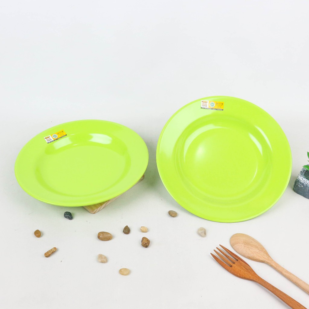 GOLDEN DRAGON Piring Melamin Ceper 9 Inch