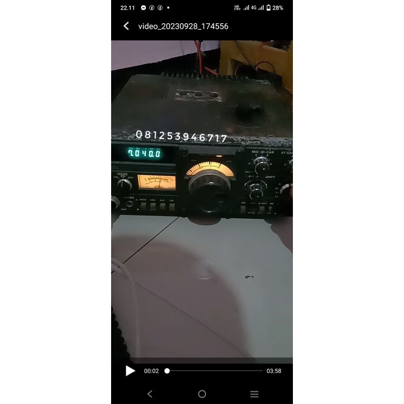 Kenwood ts 130 bagian blok final 100watt semua band