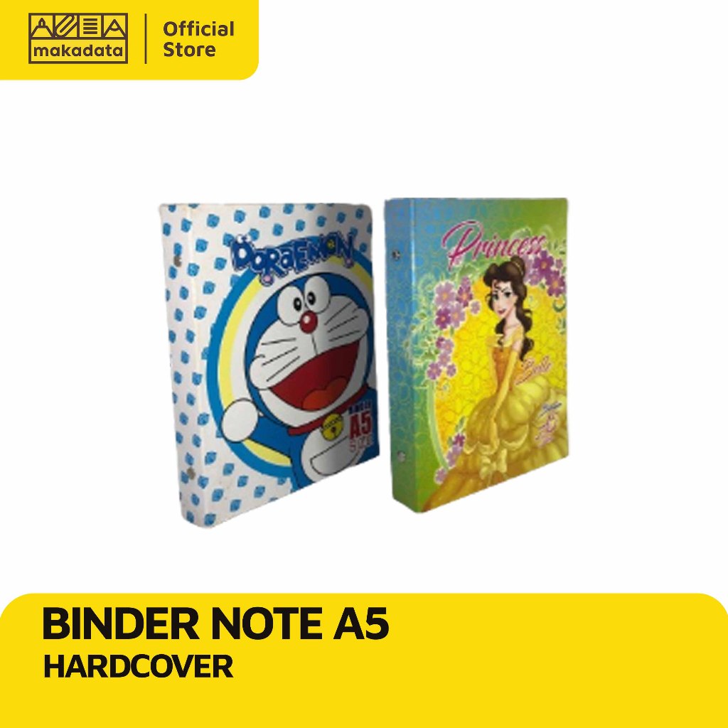 

BUKU BINDER NOTE A5 HARDCOVER MOTIF KARAKTER