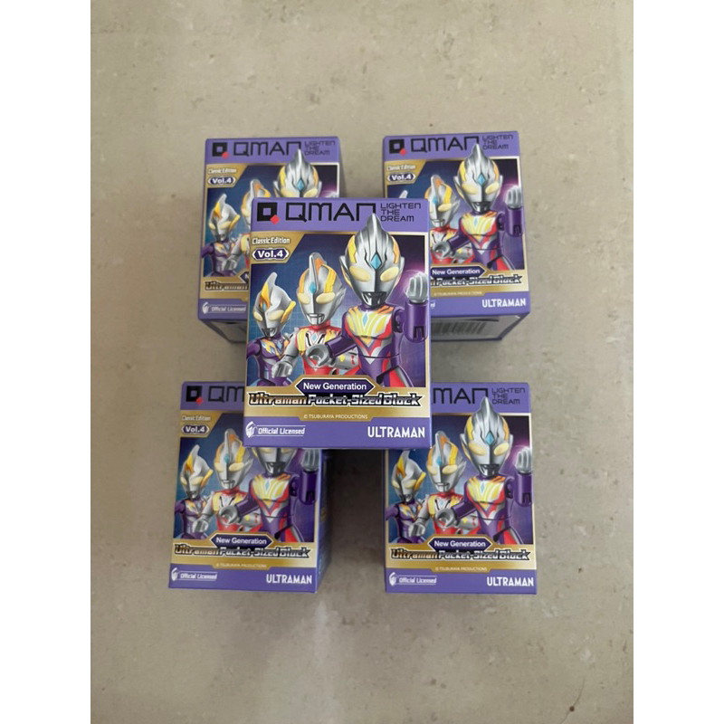 TERMURAH Mystery Box Figur QMAN Classic Ultraman Figure Wave 4th Reiwa Ultras