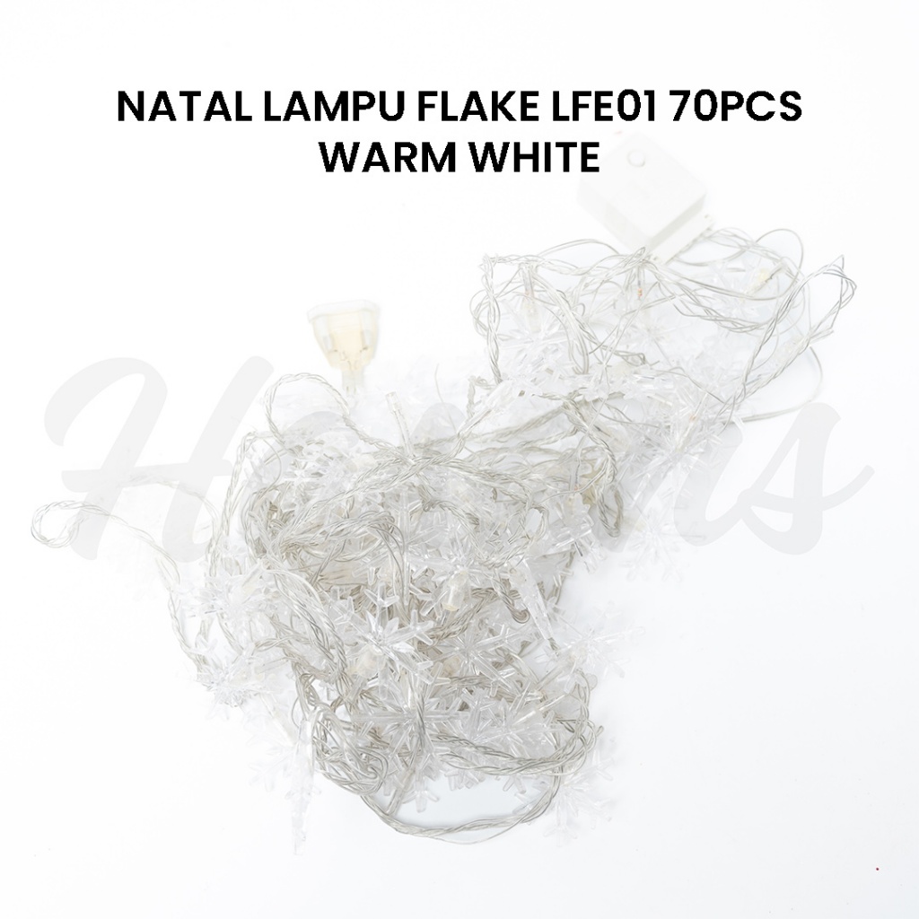 Lampu Tumbler Natal Model Snowflake / Lampu Hias Natal Led / Aksesoris Dekorasi Hiasan Natal / Natal