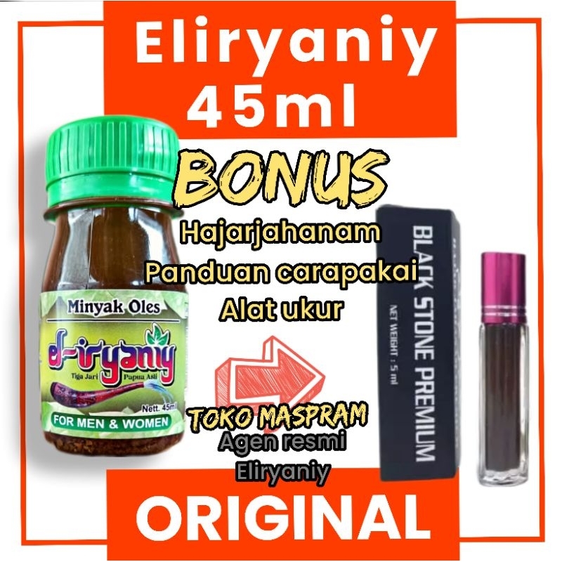 minyak oles el iryaniy daun 3 jari papua