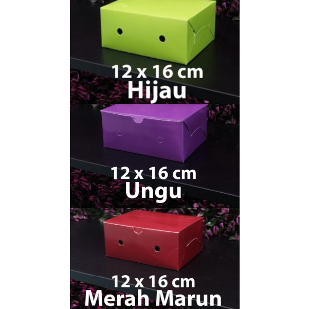 DUS SNACK/ DUS KUE FULL WARNA BERBAGAI MACAM UKURAN ISI 10 PCS