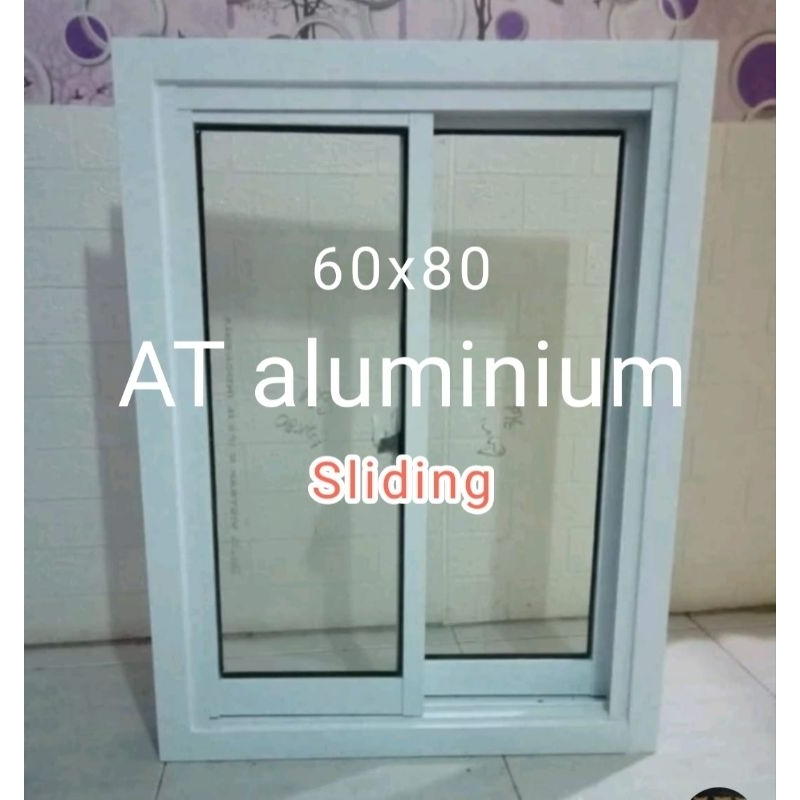 jendela sliding 60x80 aluminium