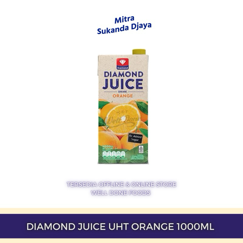 

Diamond Juice Orange UHT 1L
