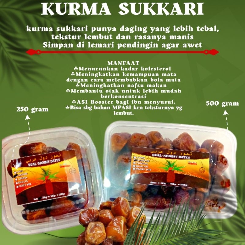 

500 gram Kurma Sukari