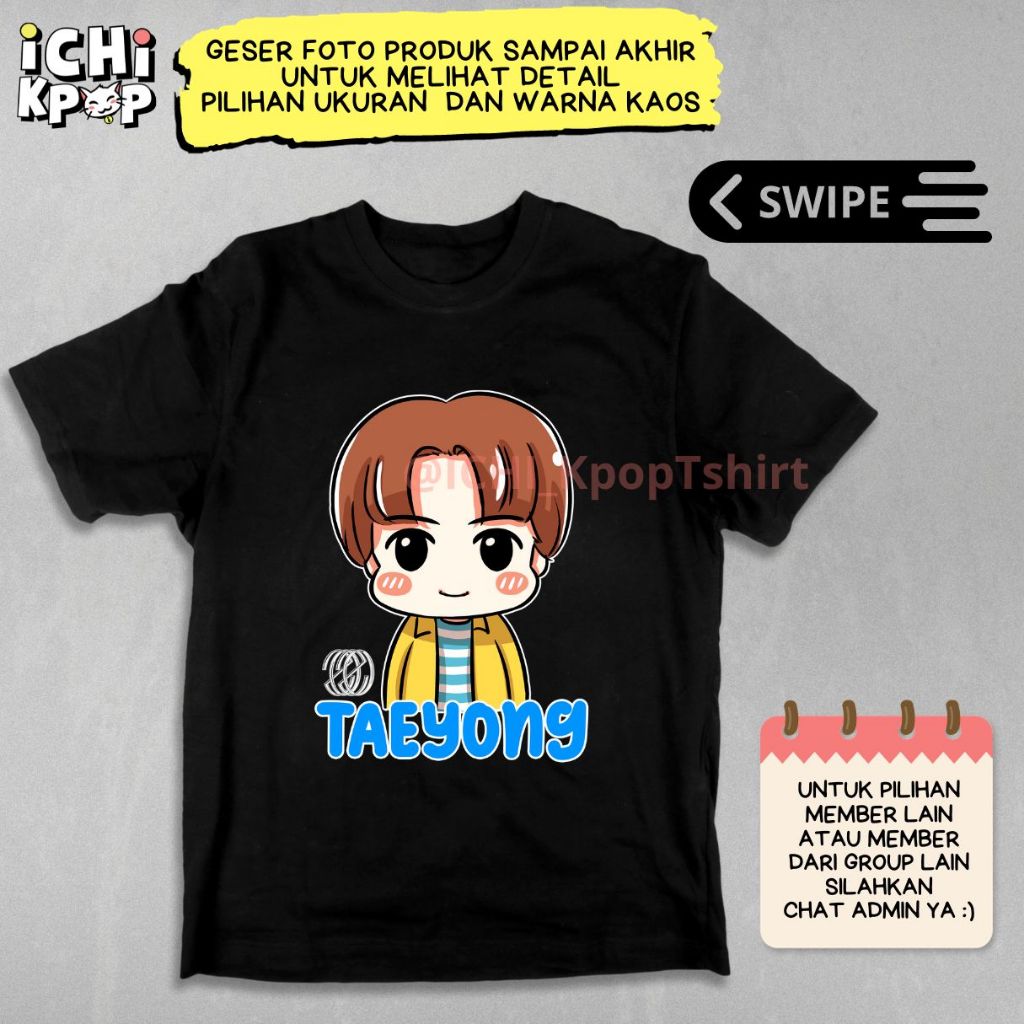 T-SHIRT NCT TAEYONG RESONANCE KAOS FANART