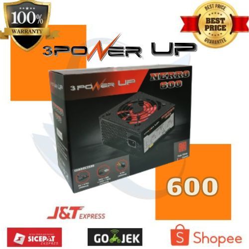 Power Supply 600Watt PowerUp - PSU 600watt