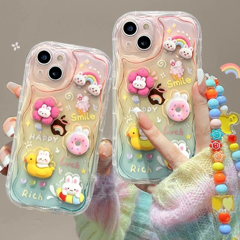 SS868 SOFTCASE SILIKON 3D CARACTER HAPPY RICH SMILE COLOURFULL FOR REALME C67 C1 C2 5 5i 11 4G C11 2020 C12 C25 C15  C20 C11 2021 NARZO 20 50i PRIME C21Y C21Y C30 C30s C51 C53 NOTE 50 C55 11 PRO+  LA