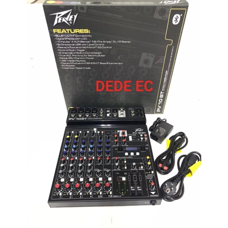 MIXER PEAVEY PV 10 BT ORIGINAL MIXER AUDIO