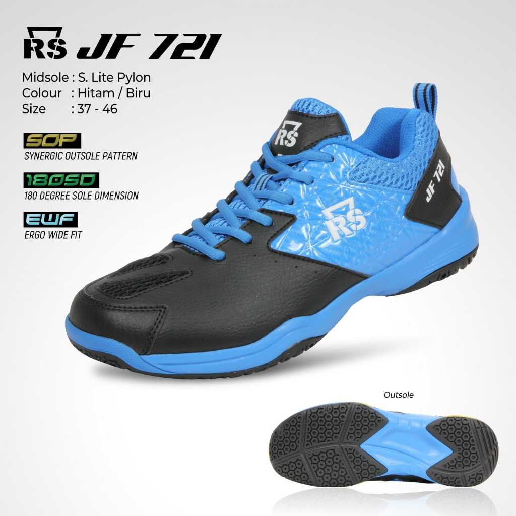 SEPATU RS JF 704 SEPATU BADMINTON REINFORCE SPEED ORIGINAL TERBARU