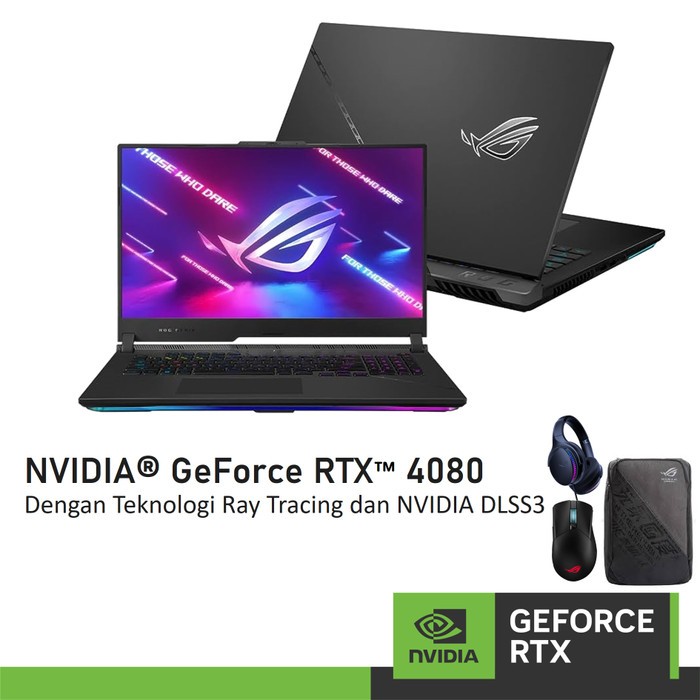 ASUS ROG STRIX SCAR 17 G733PZ RYZEN 9-7945HX 32G 2TB RTX4080 12GB W11