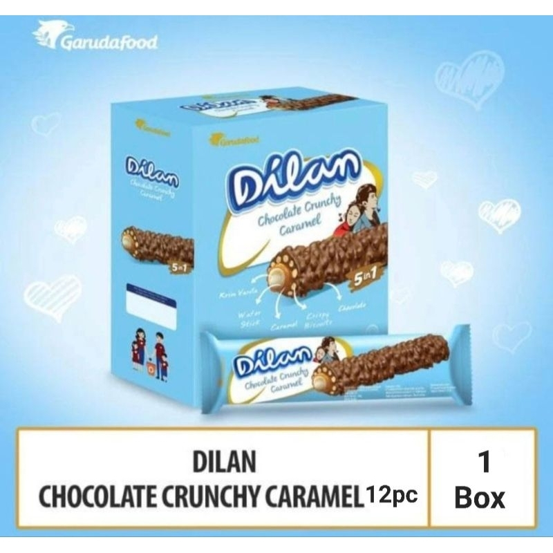 Dilan Chocolate Cruncky Caramel / Dilan Chocolate Bar / Dilan Chocolate Waffle / Dilan BOX