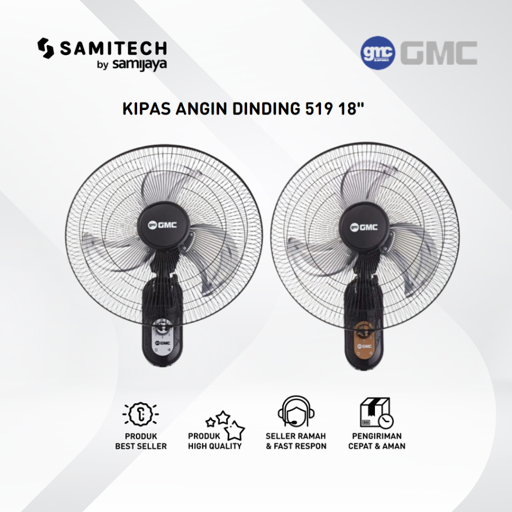 KIPAS ANGIN GMC WALL FAN GMC 519 GMC-519 18INCH