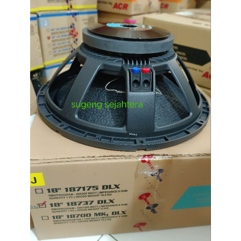 Speaker ACR DELUXE 18 inch 18737 VOICE COIL 4 inch wat 1000