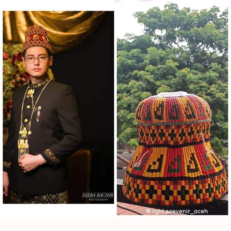 KOPIAH MEUKUTOP KHAS ACEH/TOPI KHAS ACEH/TOPI PENGANTIN ACEH
