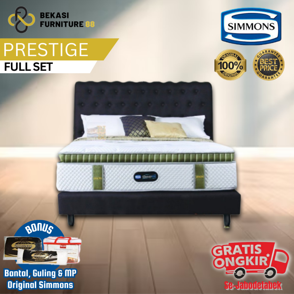 FULL SET Kasur SIMMONS Spring bed "BeautyRest Series" Prestige