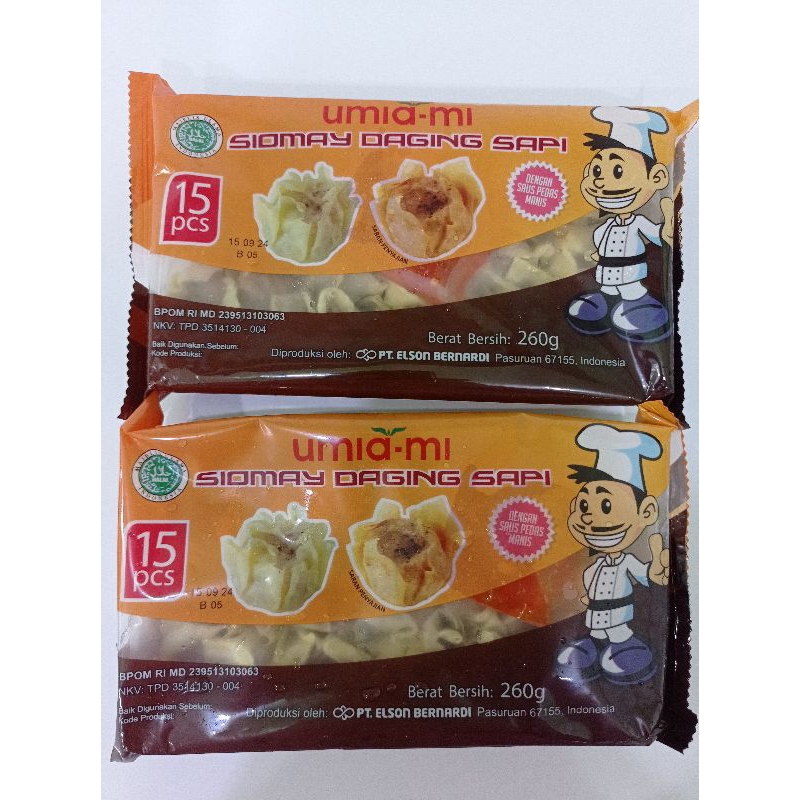 

Umiami siomay daging sapi isi 15 pcs