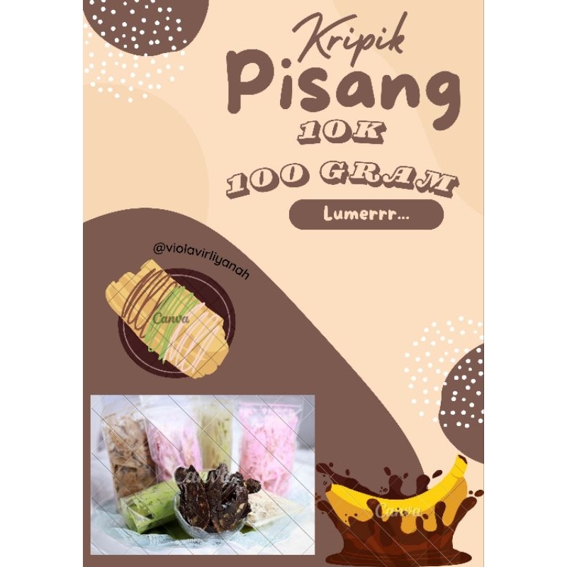 

kripik pisang coklat lumer kripik pisang kripik pik pisang 100gram