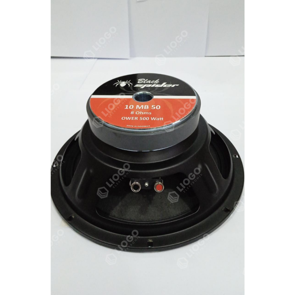 Terangshop17 Speaker Black Spider 10 Inch 10 Mb 50 Fullrange Mid Bass Black Spider 10 Mb 50