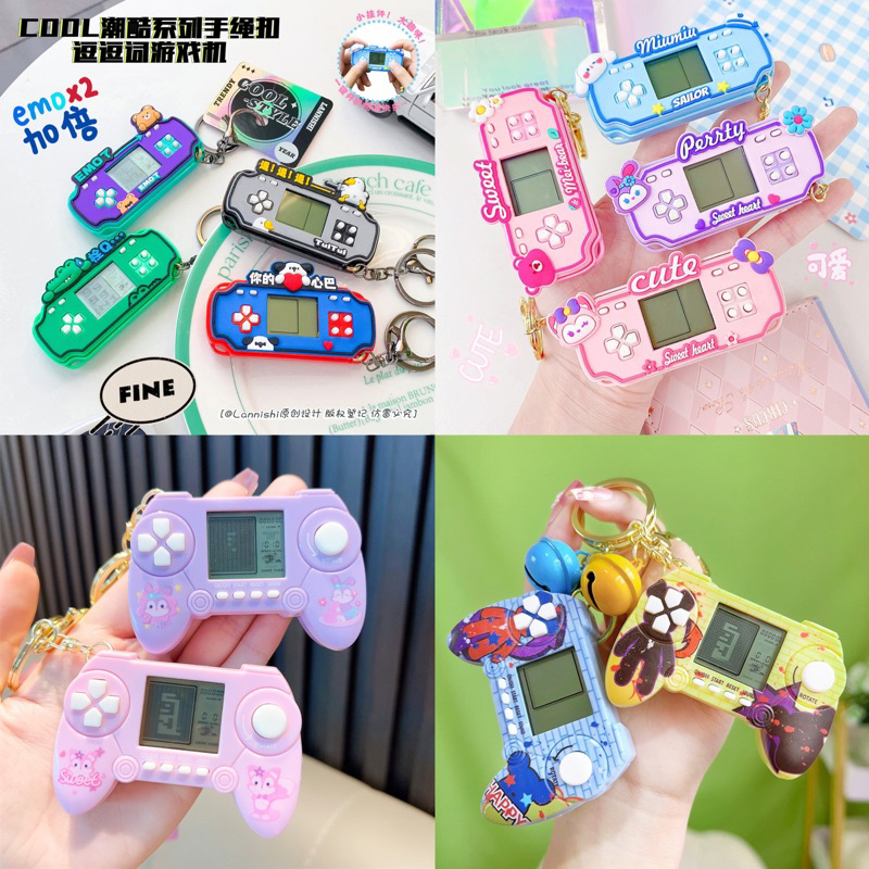 Delunashop DL439S gantungan kunci Mini Game Stik Ganci motif boy girl lotso cinnamonroll stella exbo
