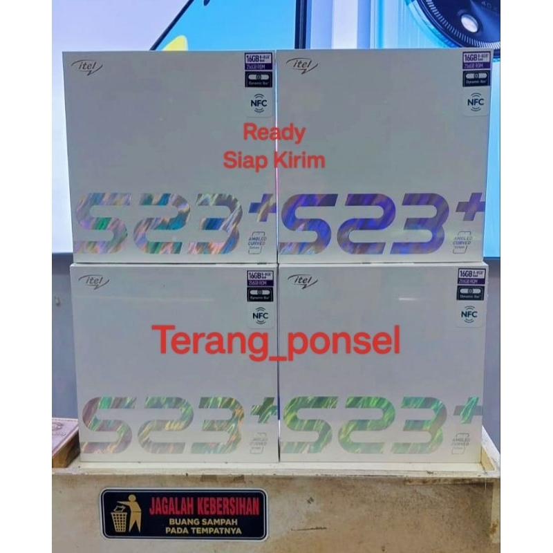 itel s23 plus 8/256 garansi resmi BNIB